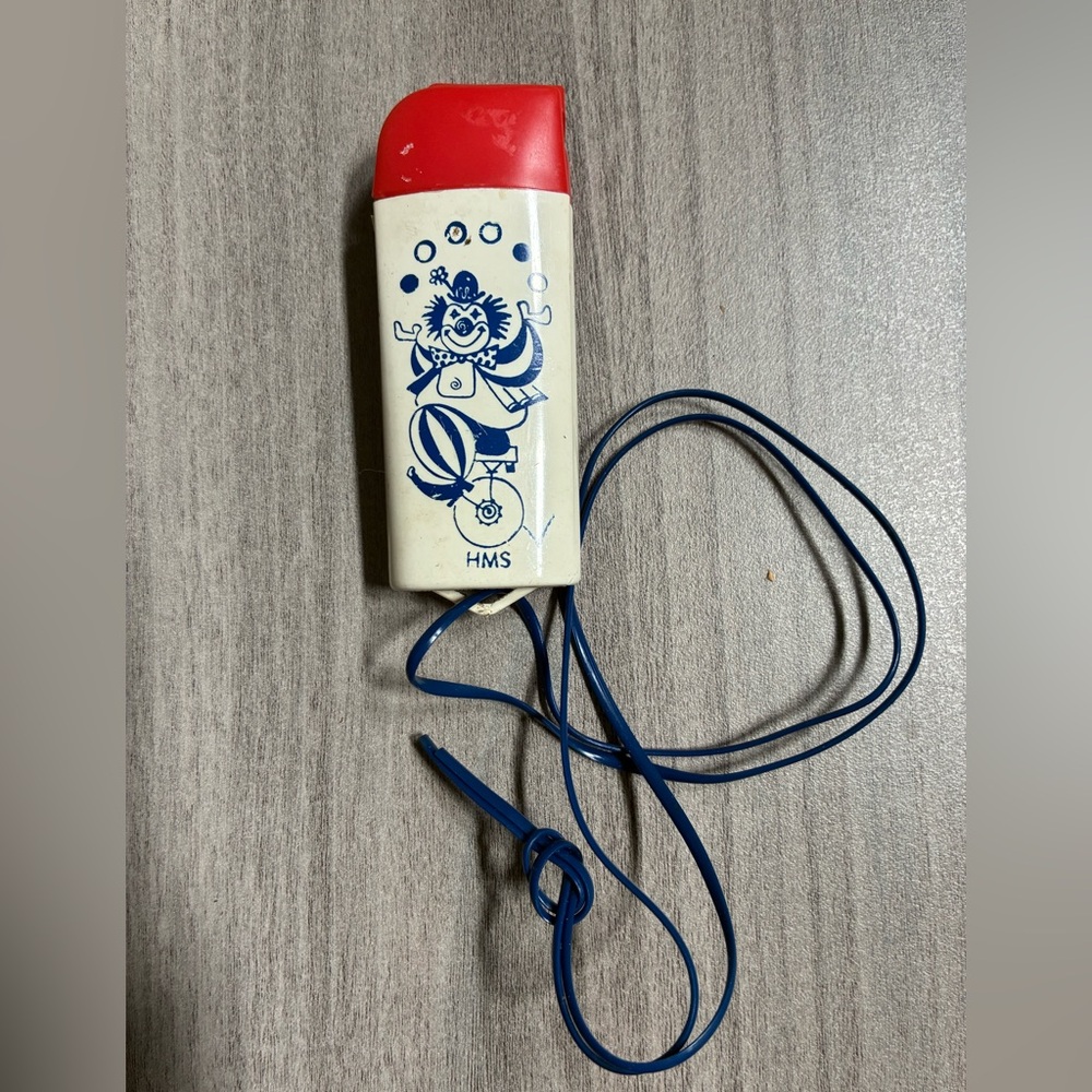 Working 1960s circus, flashlight